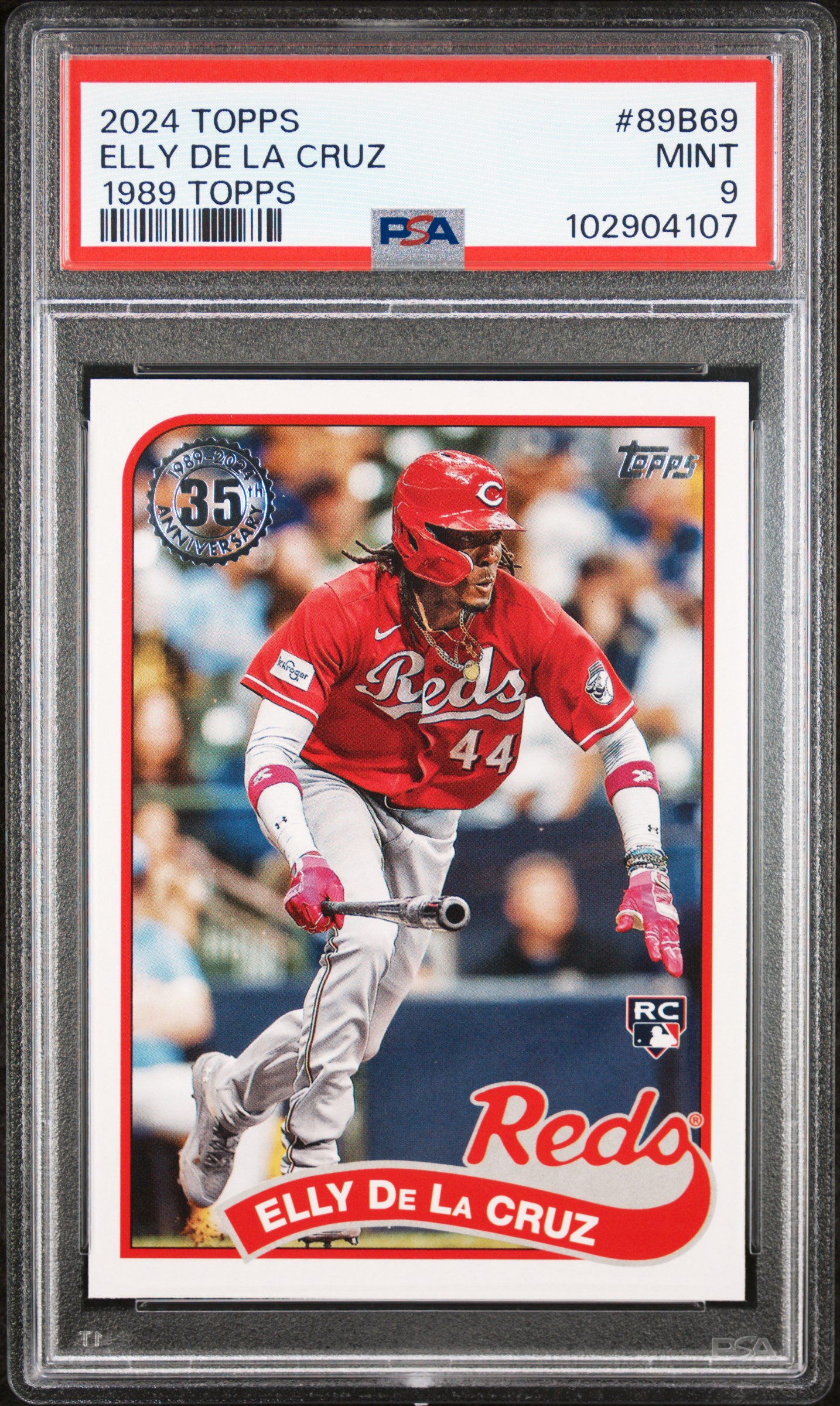 2024 Topps 1989 Topps Baseball Elly De La Cruz #89B69 Mint 9 front