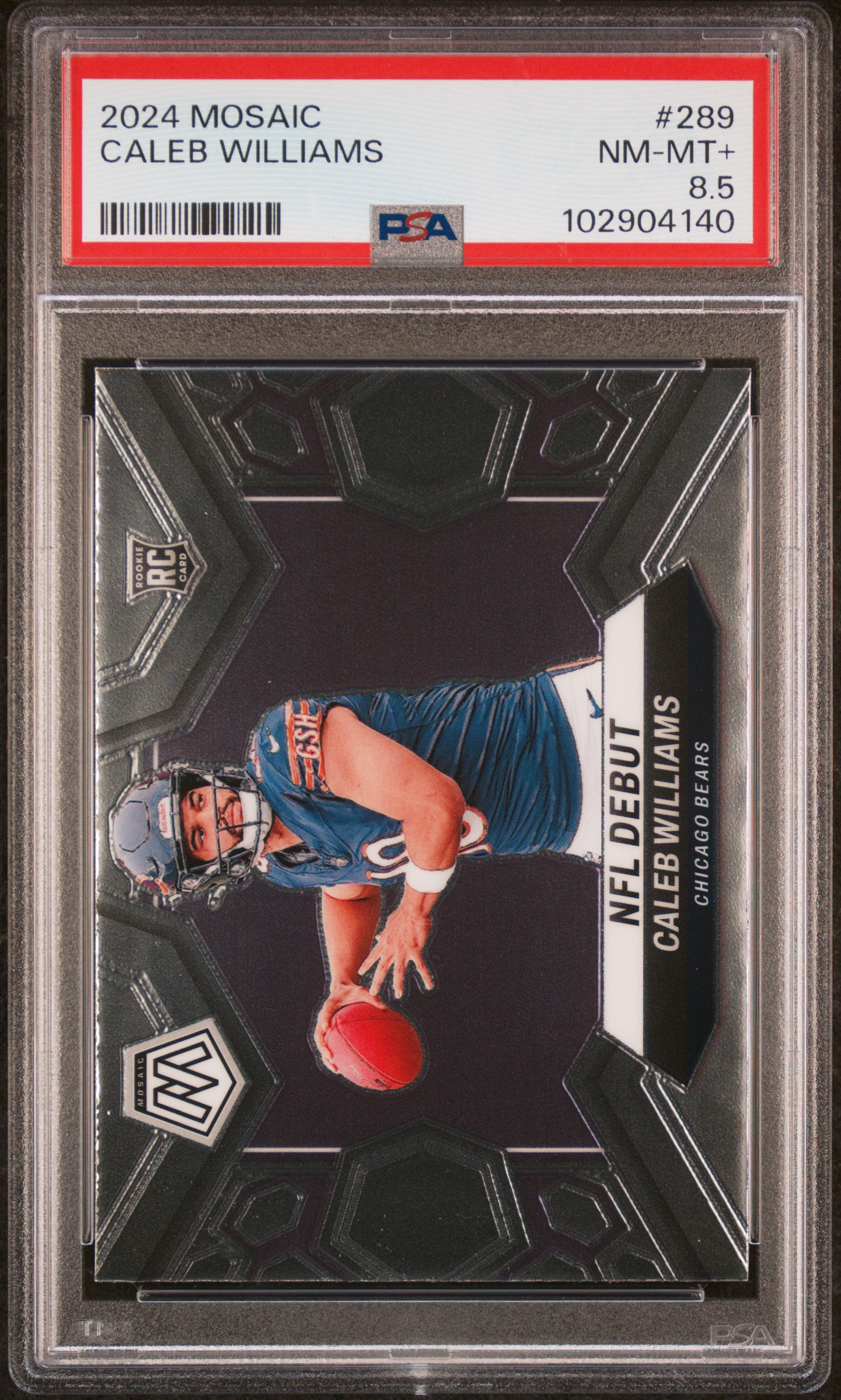 2024 Panini Mosaic Caleb Williams #289 Nm-Mt+ 8.5 front