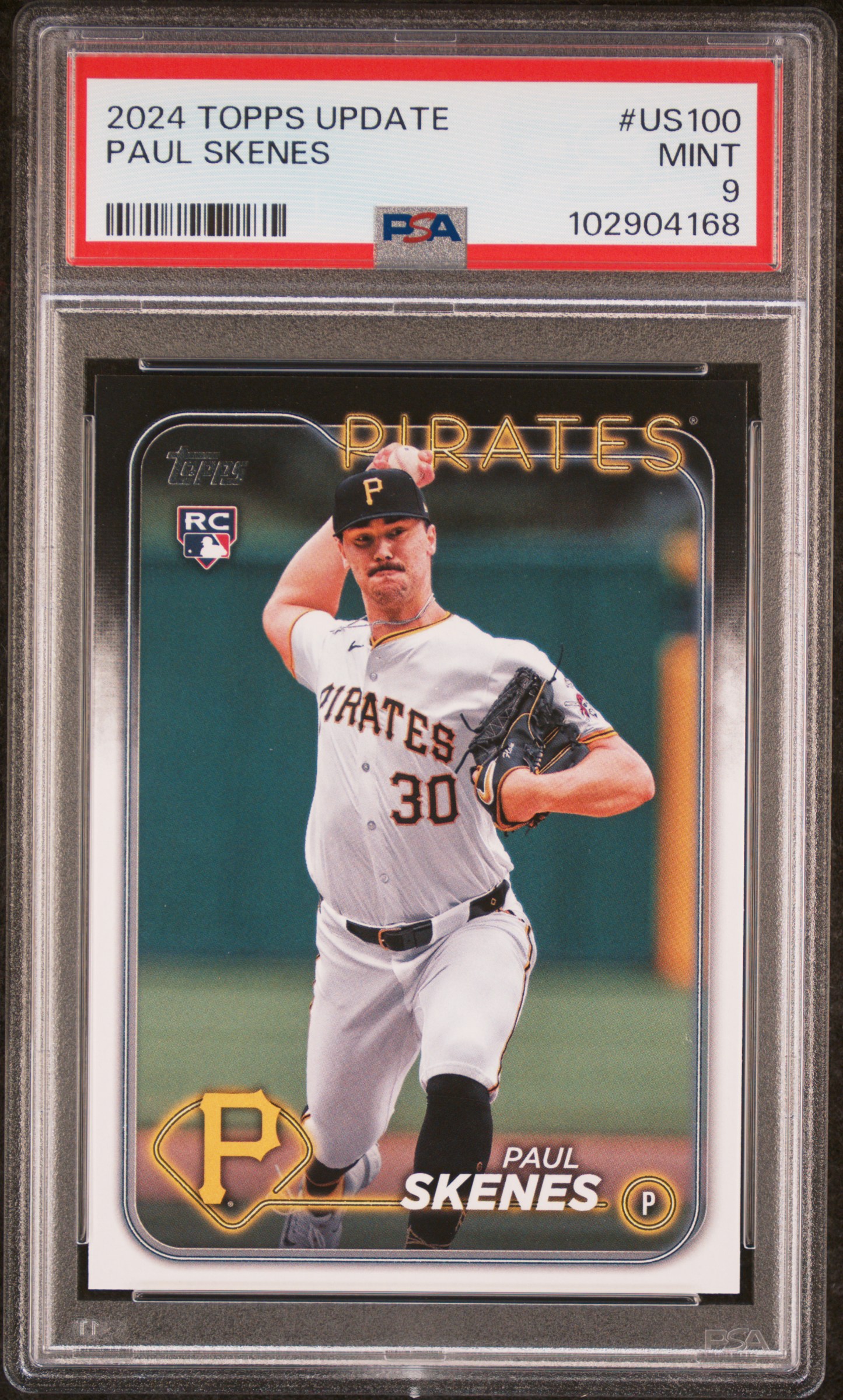 2024 Topps Update Paul Skenes #Us100 Mint 9 front