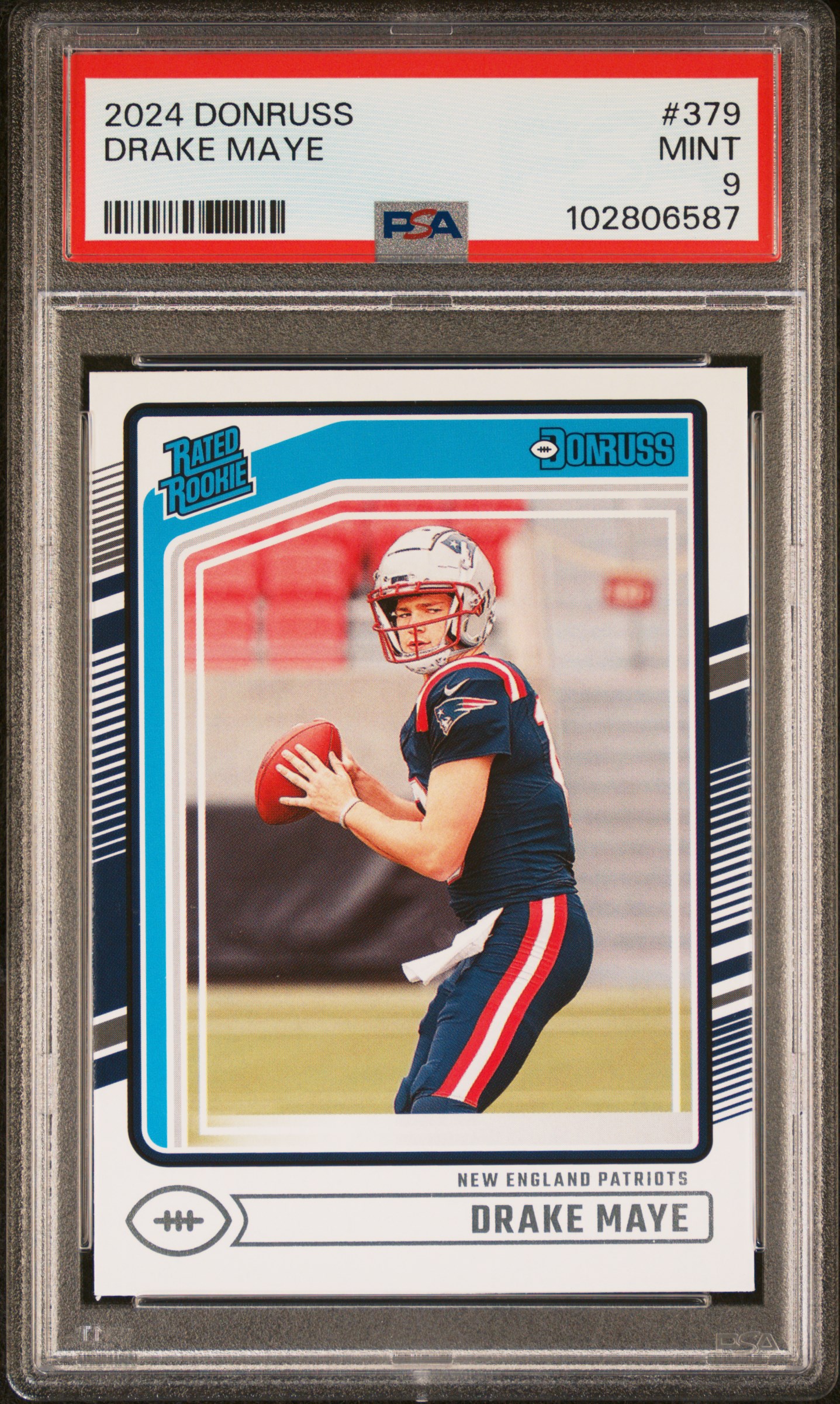 2024 Panini Donruss Drake Maye #379 Mint 9 front