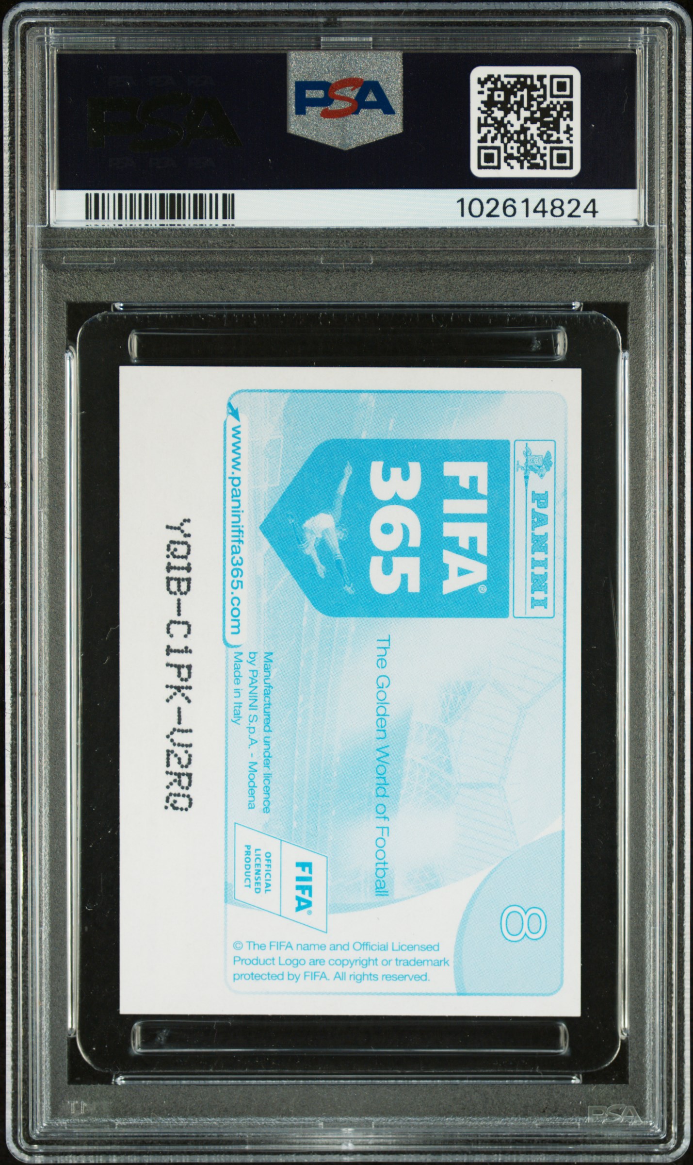 2016 Panini Fifa 365 L.messi/C.ronaldo #8 (Blue Back) Mint 9 back