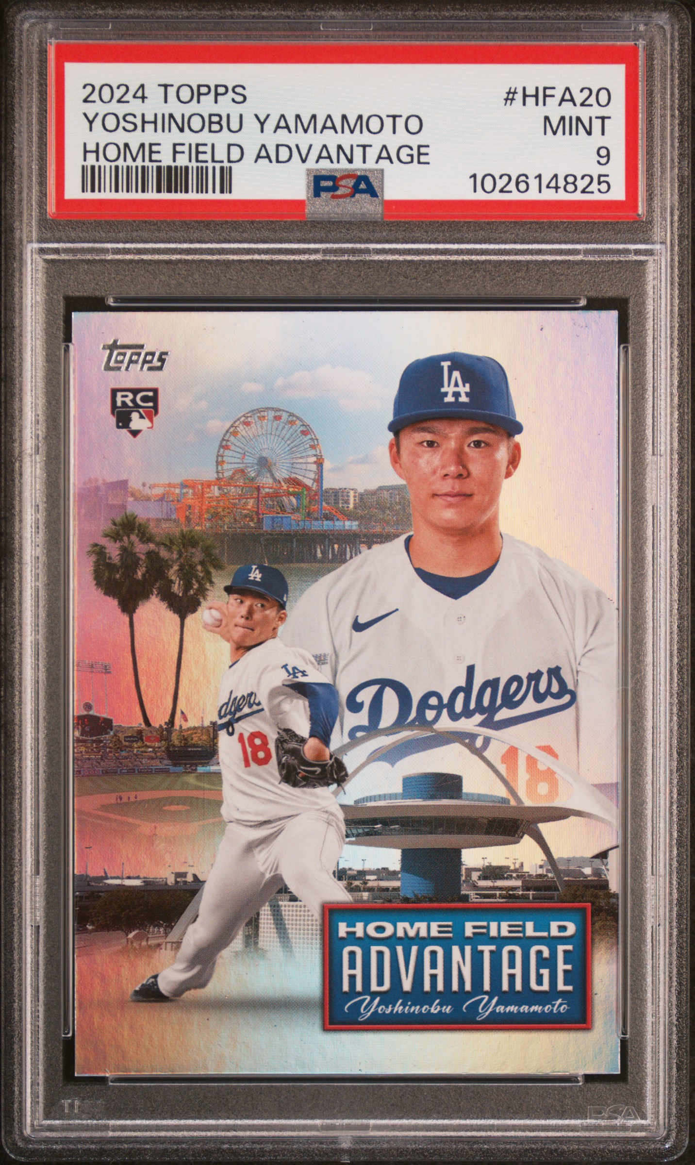 2024 Topps Home Field Advantage Yoshinobu Yamamoto #Hfa20 Mint 9 front