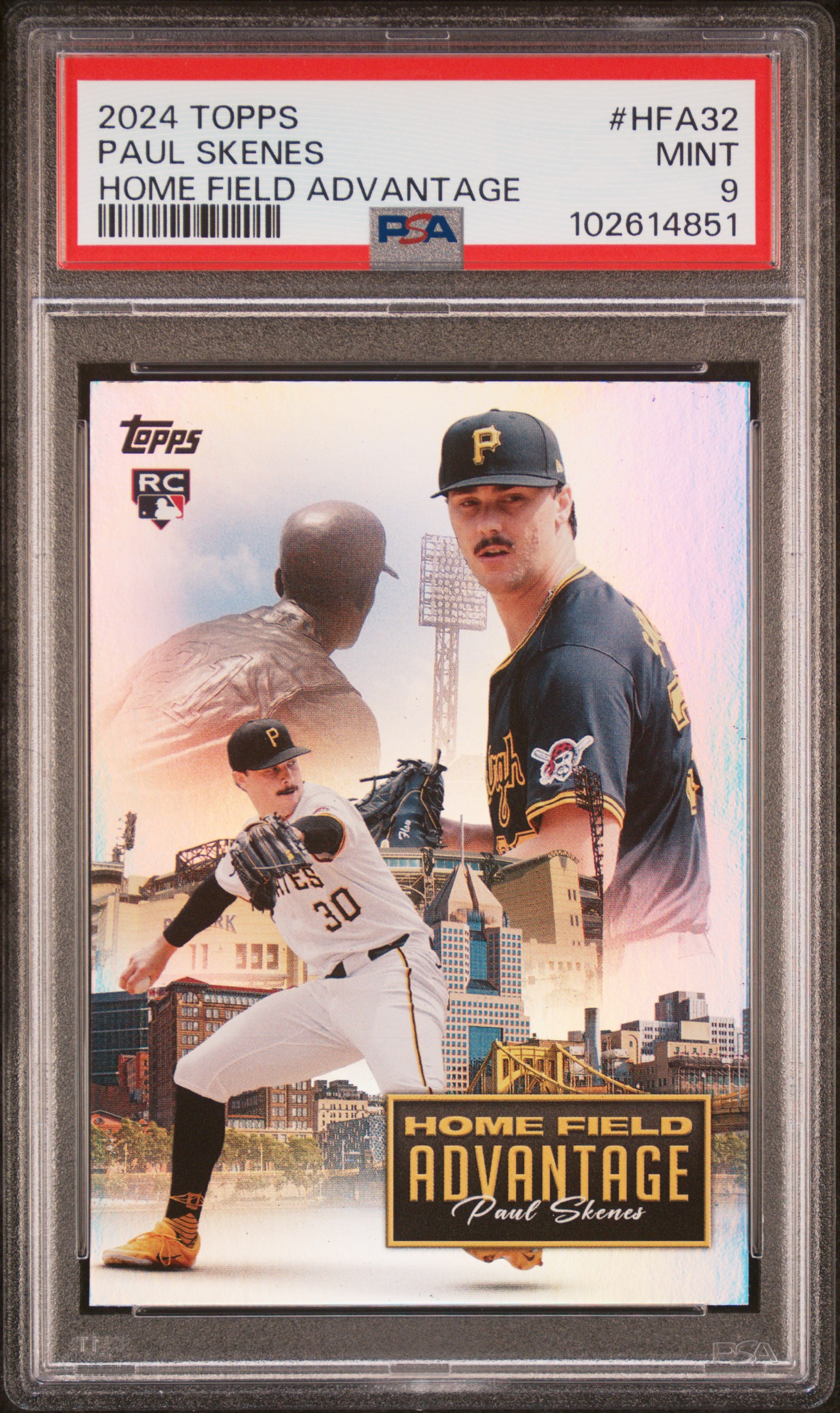 2024 Topps Home Field Advantage Paul Skenes #Hfa32 (Update) Mint 9 front