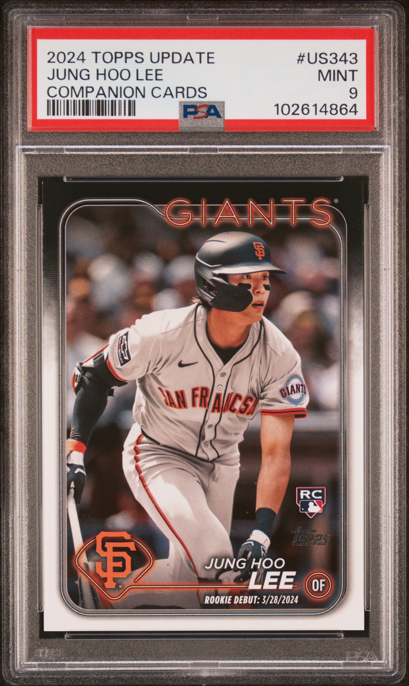 2024 Topps Update Jung Hoo Lee #Us343 (Companion Cards) Mint 9 front