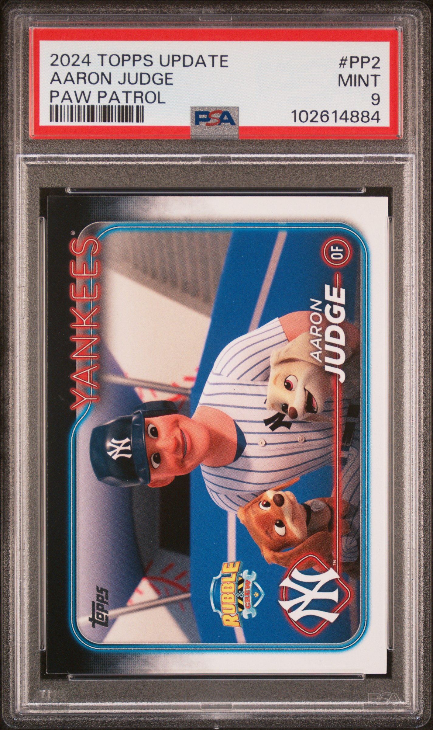 2024 Topps Update Paw Patrol Aaron Judge #Pp2 Mint 9 front