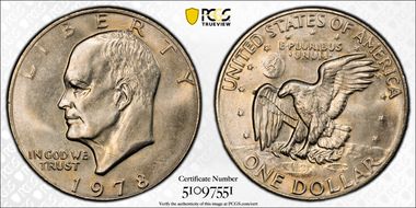 1978 $1 AU58