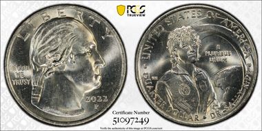 2022-P 25C Dr. Sally Ride MS63