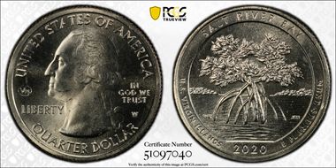 2020-W 25C Salt River Bay NP V75 MS66