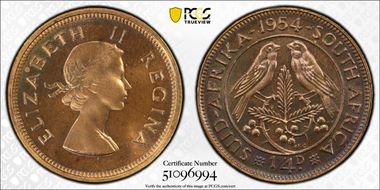 1954 1/4D PR65RB