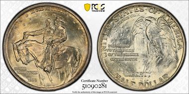 1925 50C Stone Mountain MS65