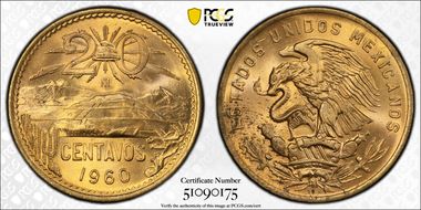 1960-Mo 20C KM-440 MS64RD