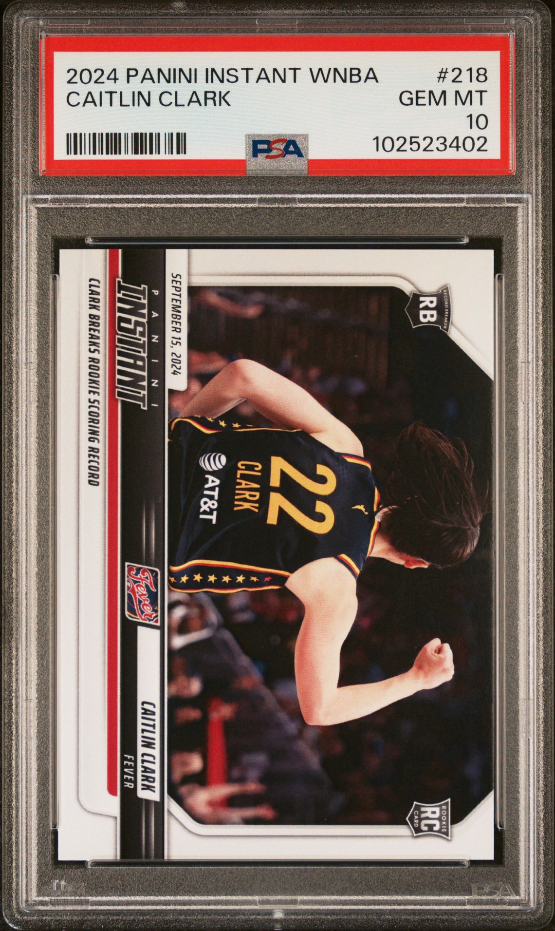 2024 Panini PANINI INSTANT WNBA #218 Caitlin Clark front