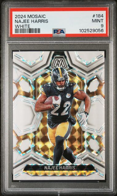 2024 Panini Mosaic Najee Harris #184 (White) Mint 9 front