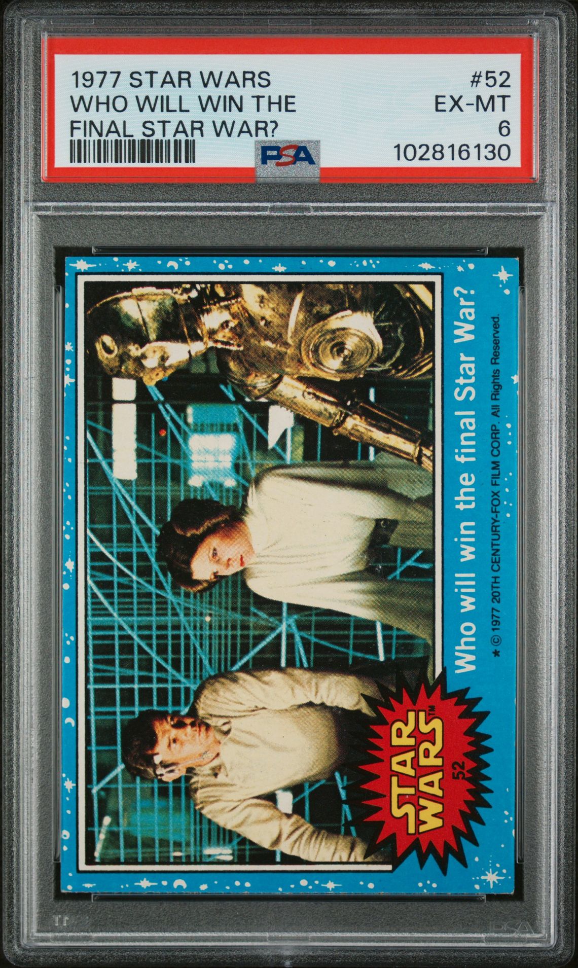 1977 Star Wars STAR WARS FINAL STAR WAR? #52 Who Will Win The front