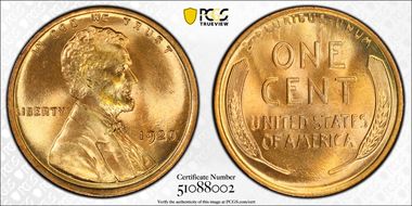 1920 1C MS67RD