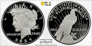 2024-S $1 Peace Dollar PR70DCAM