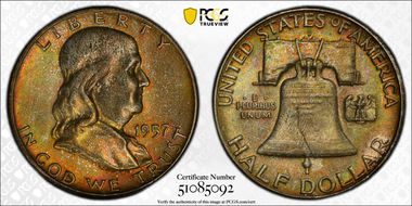 1957-D 50C MS66+ FBL