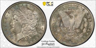 1881-S $1 AU58