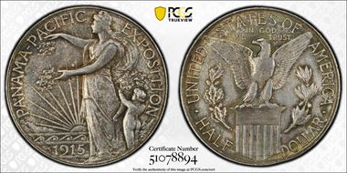 1915-S 50C Panama-Pacific N1