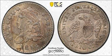 1814 10C STATESOF MS62+