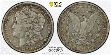 1893-O $1 N1