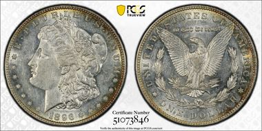 1896-S $1 AU55
