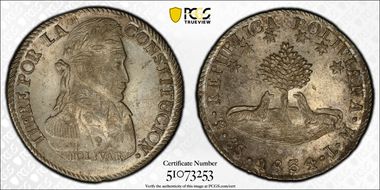 1834-PTS LM 8 Sol MS63