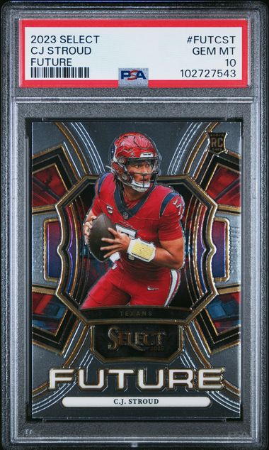 2023 Panini Select #FUT-CST Cj Stroud front