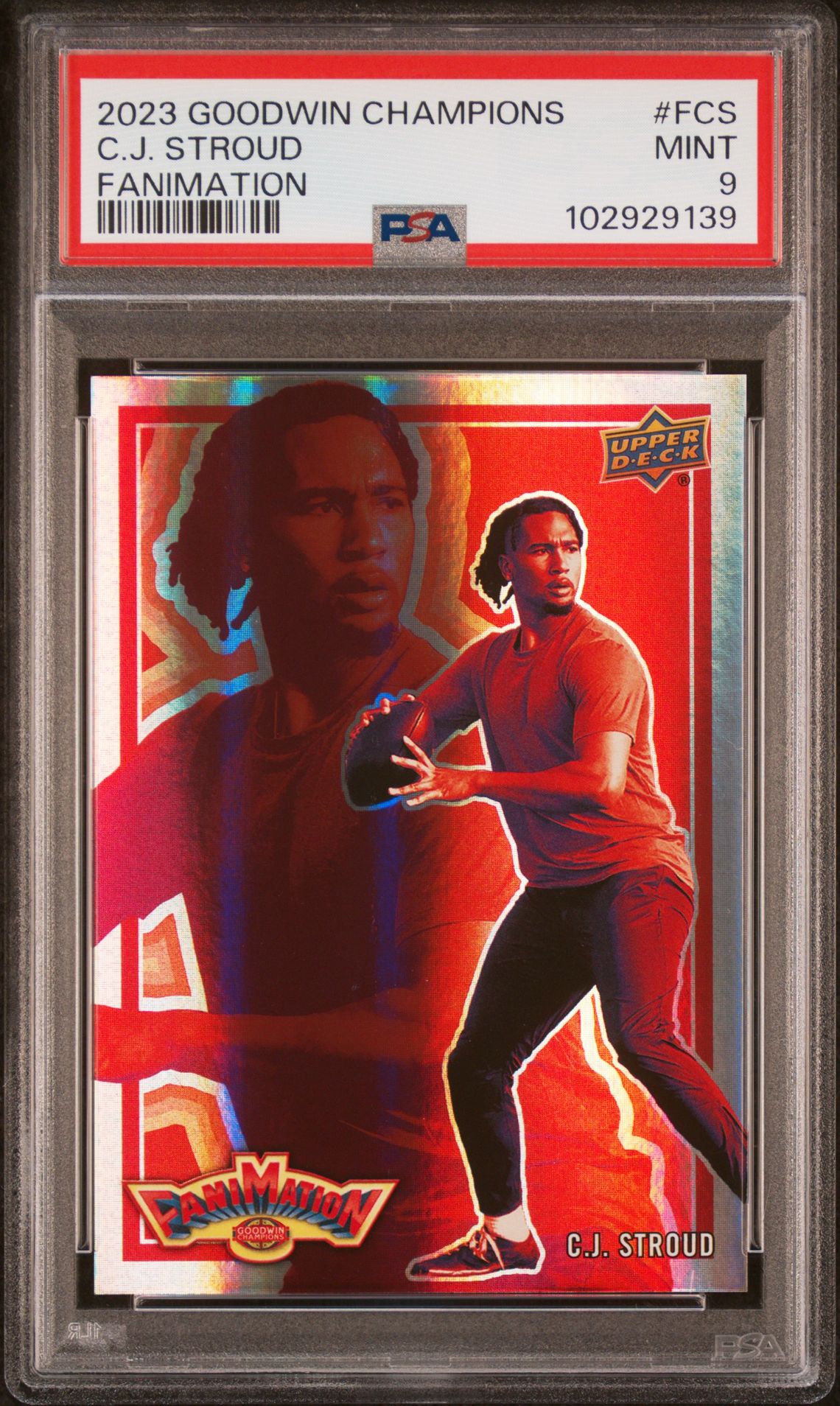 2023 Upper Deck Goodwin Champions Fanimation C.j. Stroud #Fcs Mint 9 front