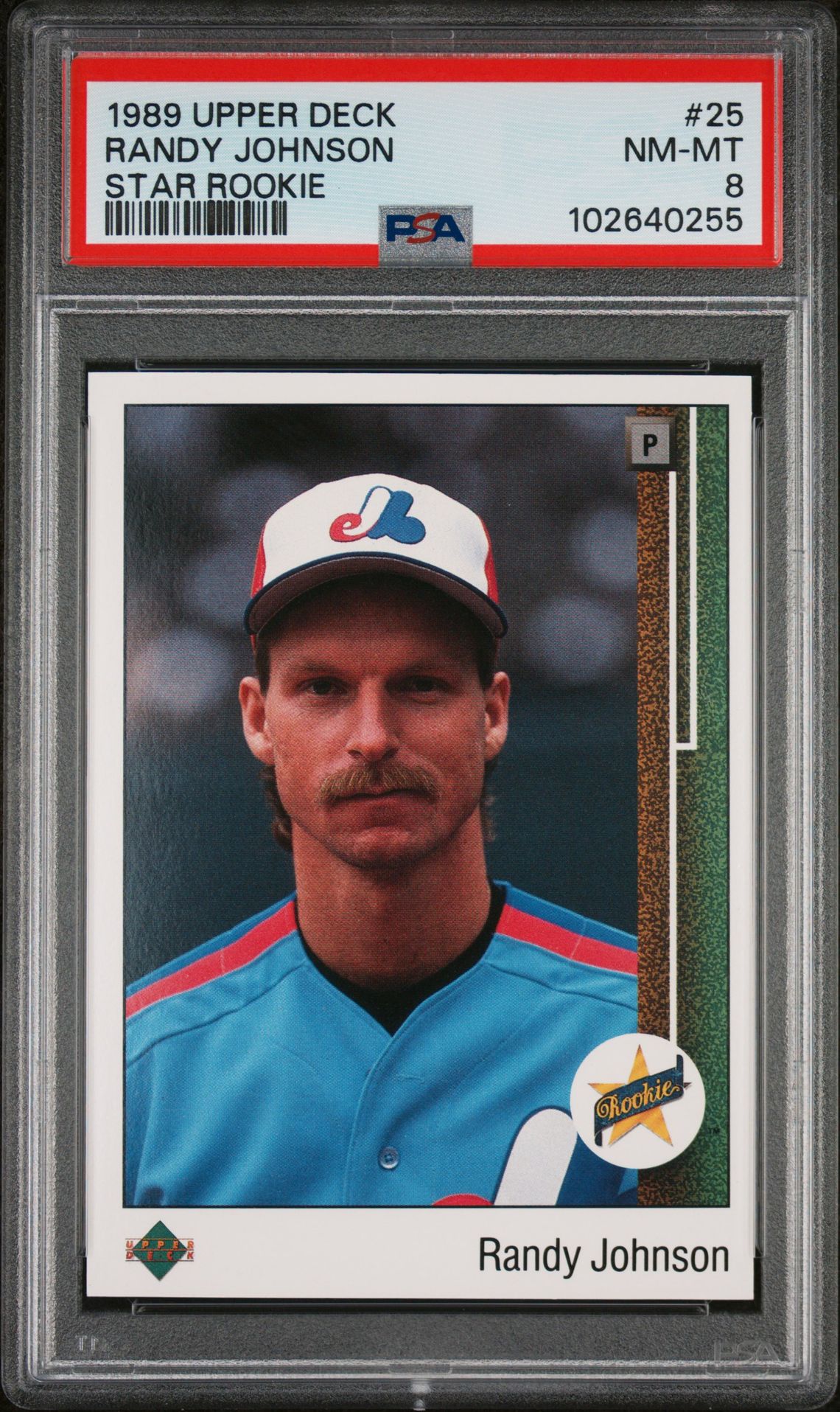 1989 Upper Deck UPPER DECK STAR ROOKIE #25 Randy Johnson front
