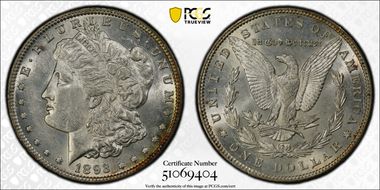 1893 $1 AU55