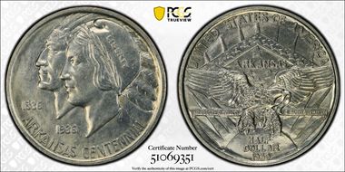 1939 50C Arkansas MS63