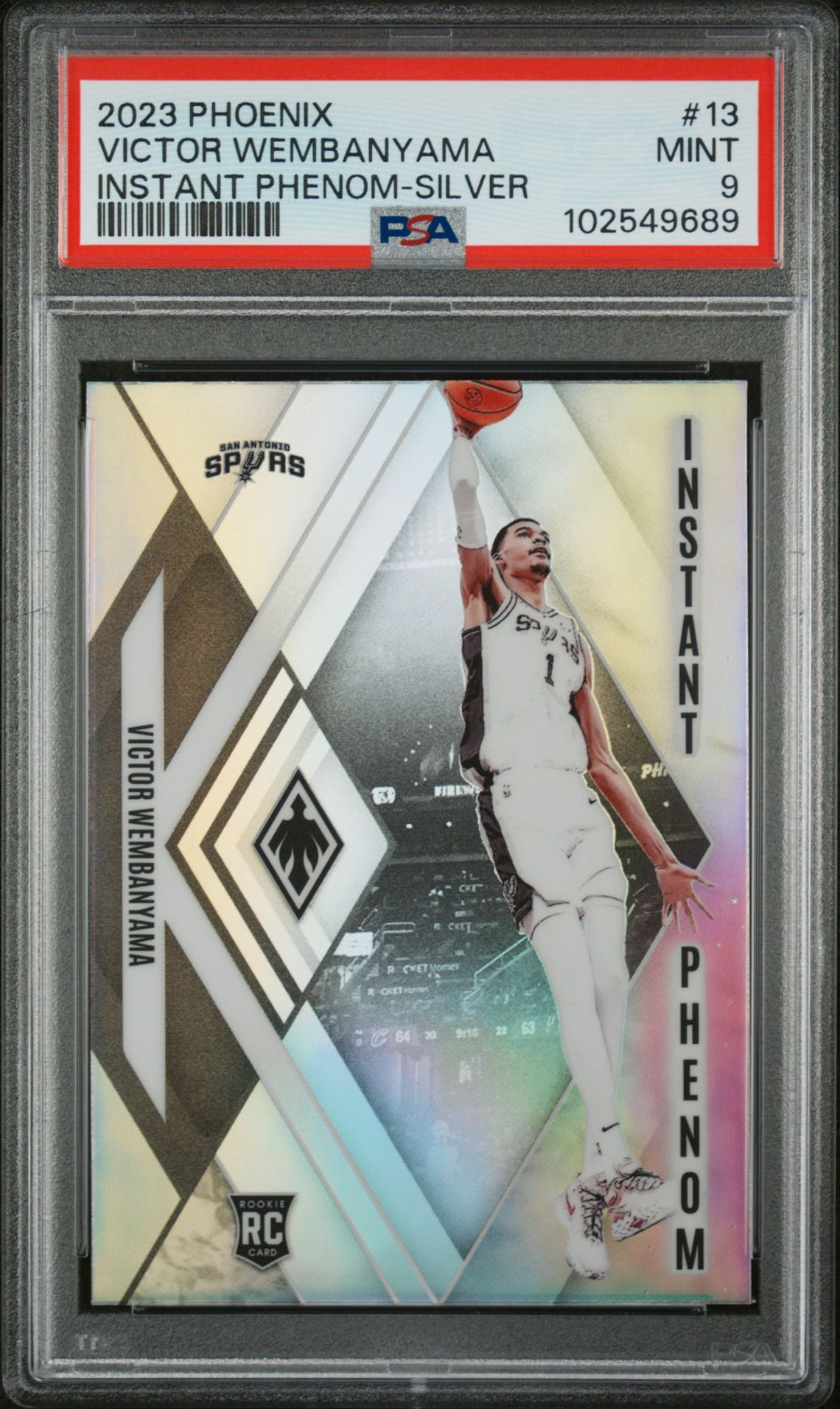 2023 Panini Panini Phoenix Instant Phenom #13 Victor Wembanyama front