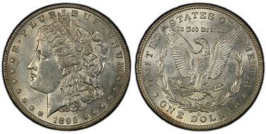 1895-O $1 AU58