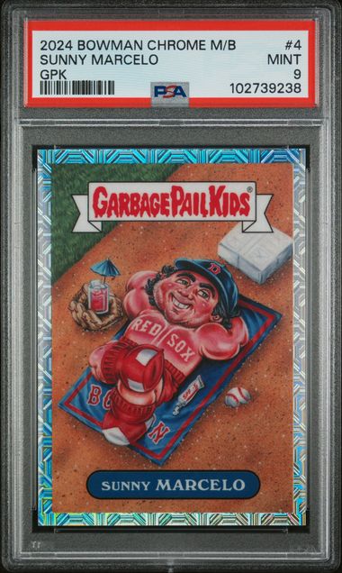 2024 Bowmanchromem/B Garbage Pail Kids Chrome #4 Sunny Marcelo front