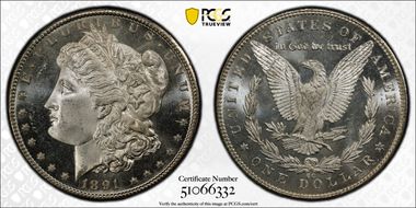 1891-CC $1 MS66