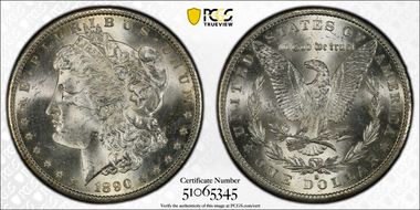 1890-S $1 MS63