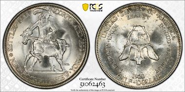 1938 50C New Rochelle MS66