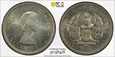 1953 Crown KM-27 Ag MS63