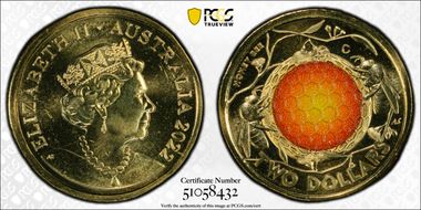 2022-C $2 Honey Bee Colorized MS67