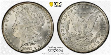 1881-CC $1 MS64+