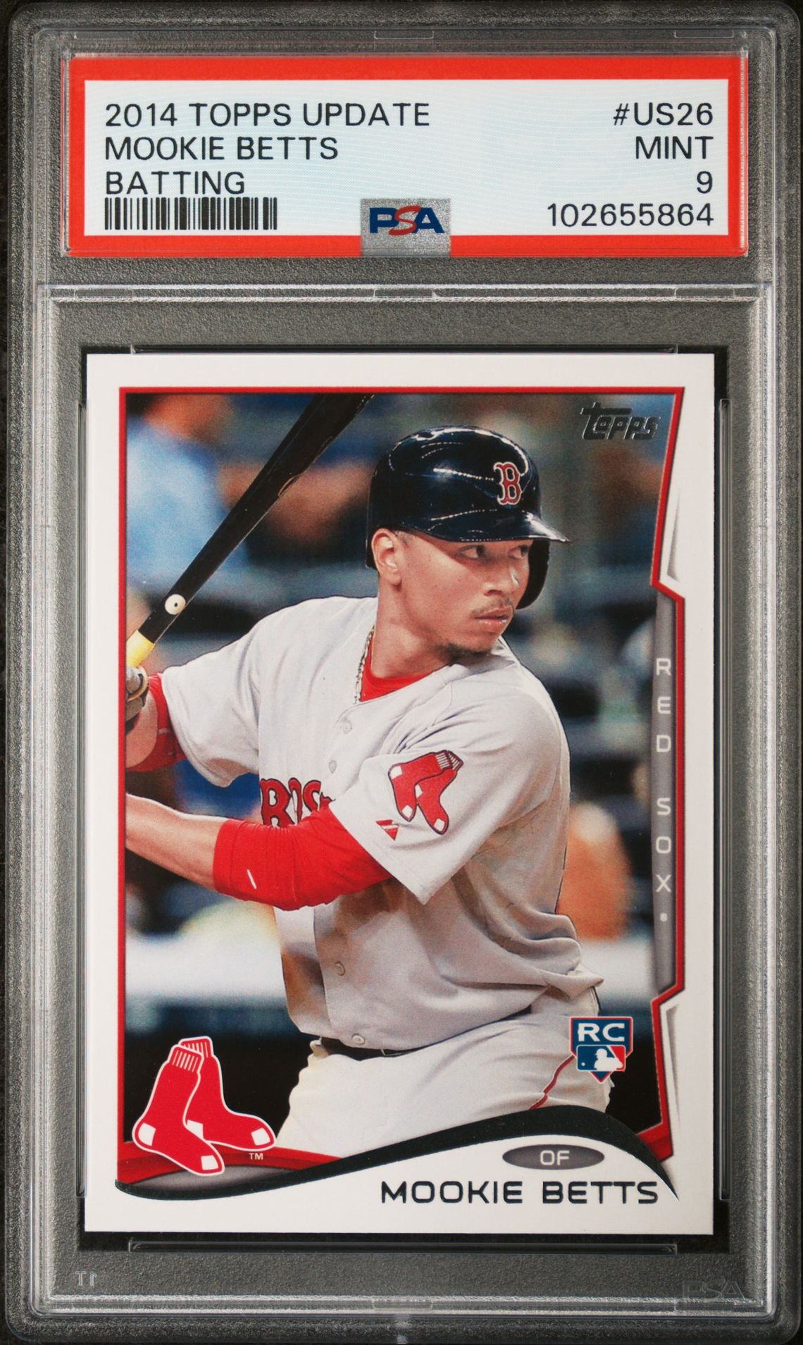 2014 Topps TOPPS UPDATE BATTING #US26 Mookie Betts front