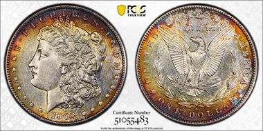 1903-S $1 VAM 2, Micro S AU53