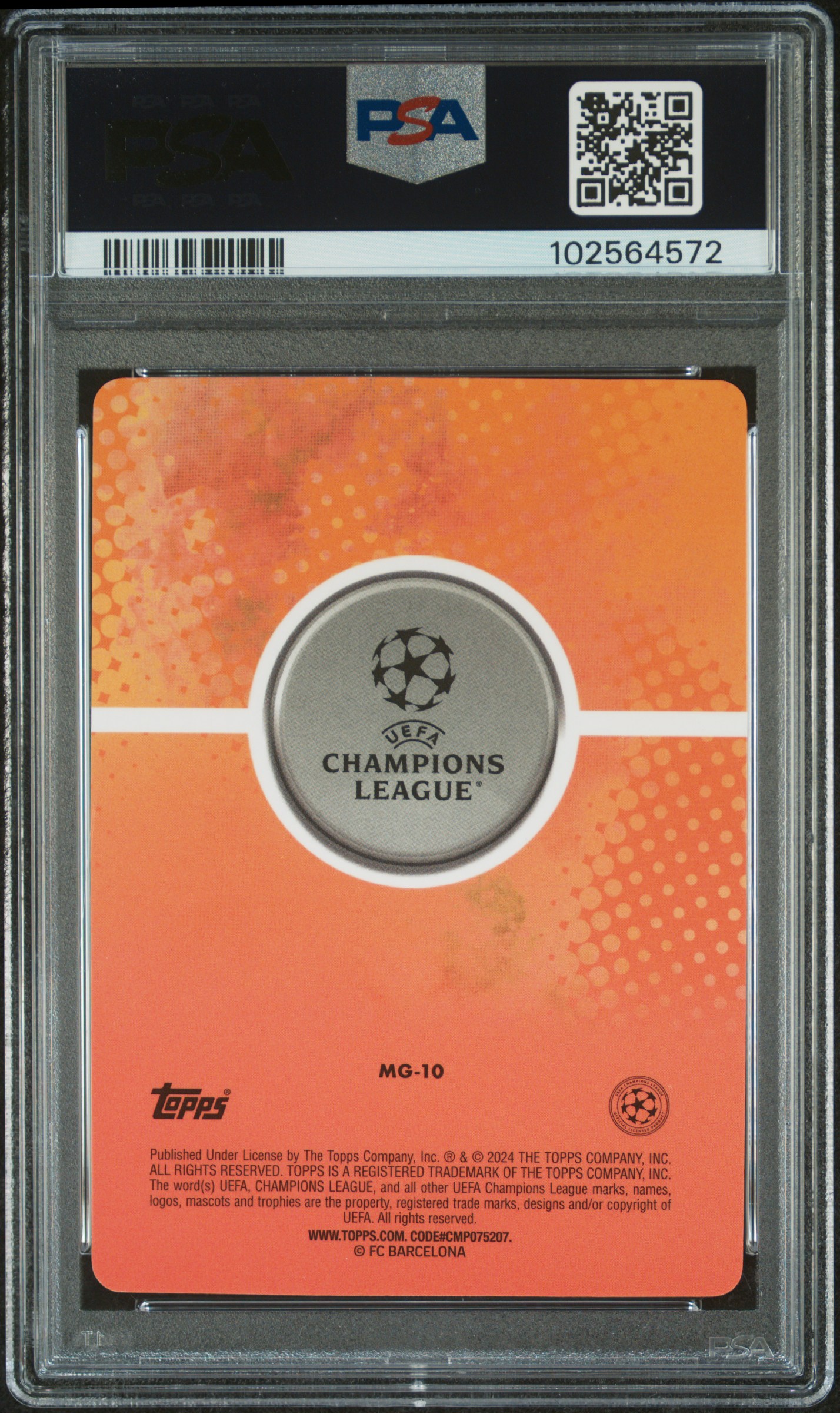 2023-24 Topps Merlin Uefa Club Competitions Merlin's Gamers Lamine Yamal #Mg10 Mint 9 back