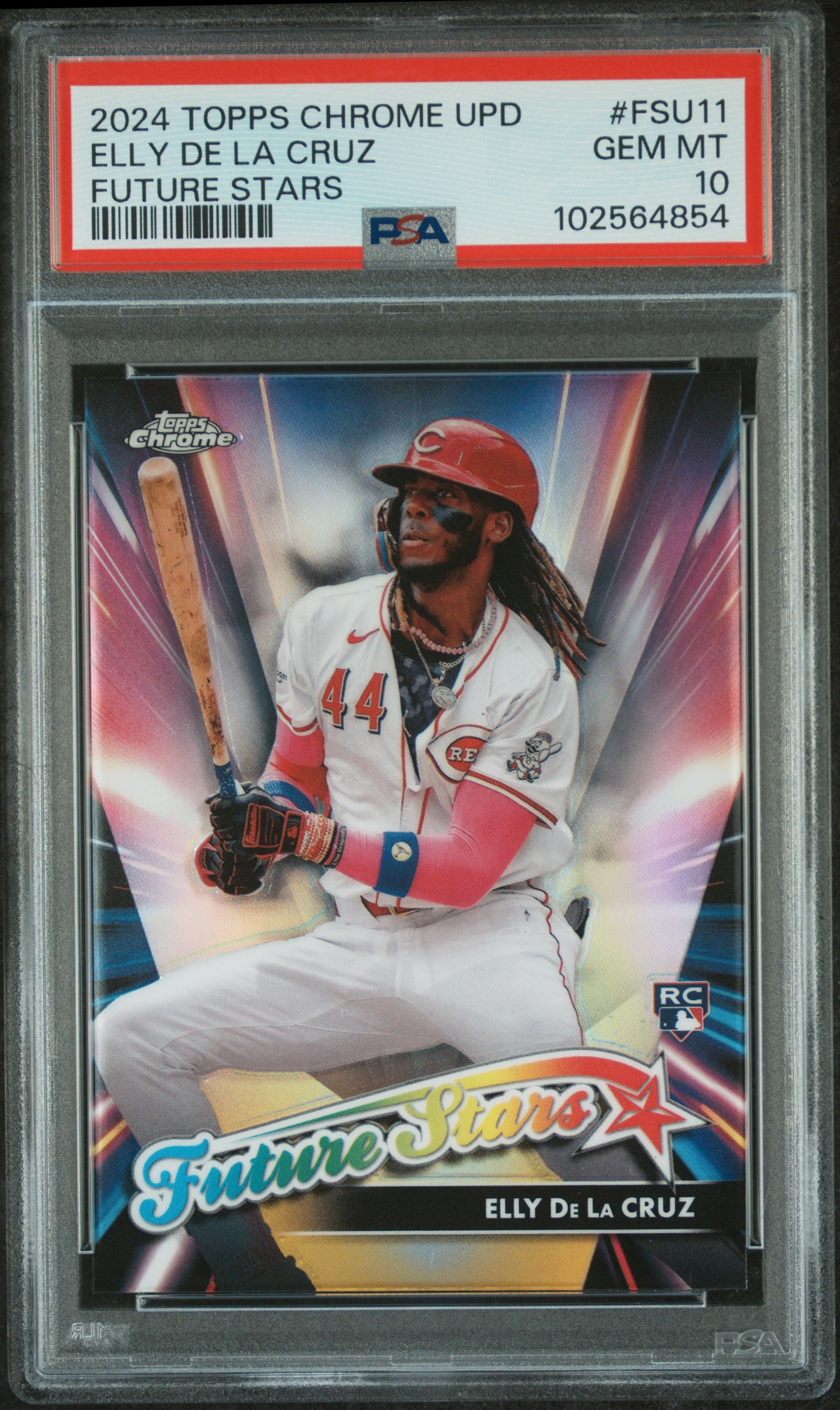 2024 Topps Chrome Update Future Stars Elly De La Cruz #Fsu11 Gem Mt 10 front