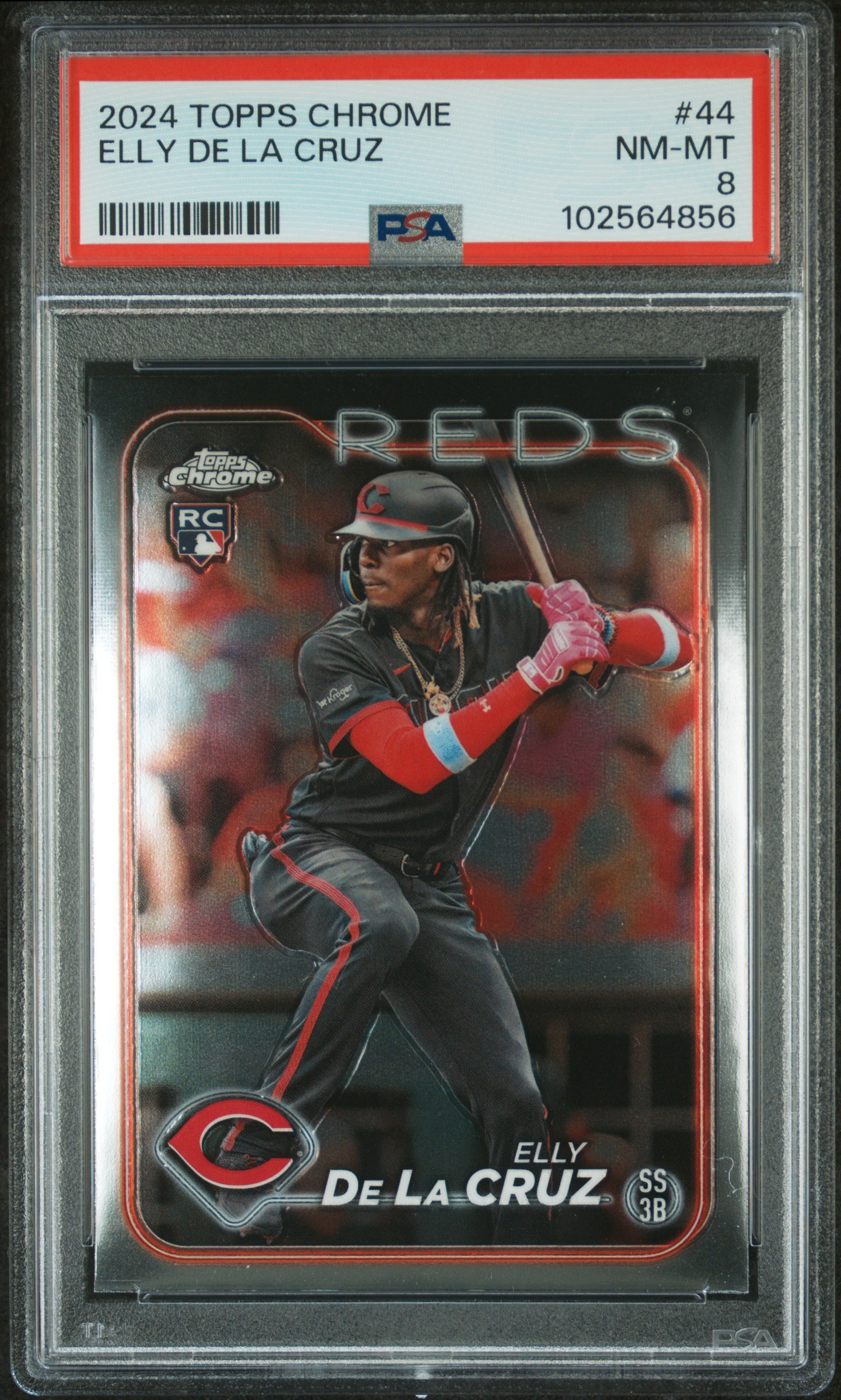 2024 Topps Chrome Elly De La Cruz #44 Nm-Mt 8 front