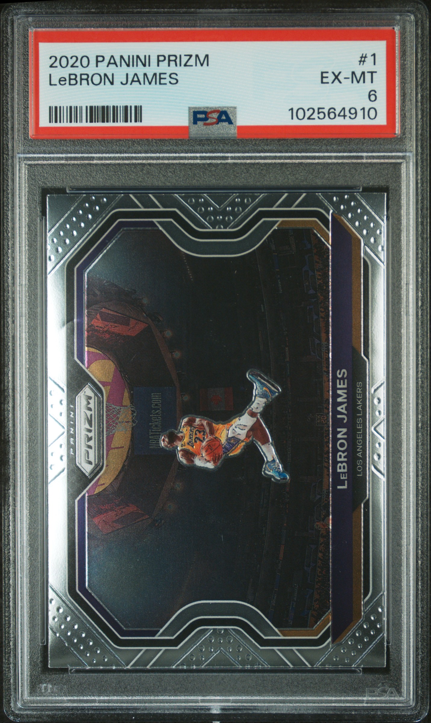 2020 Panini Prizm Lebron James #1 Ex-Mt 6 front