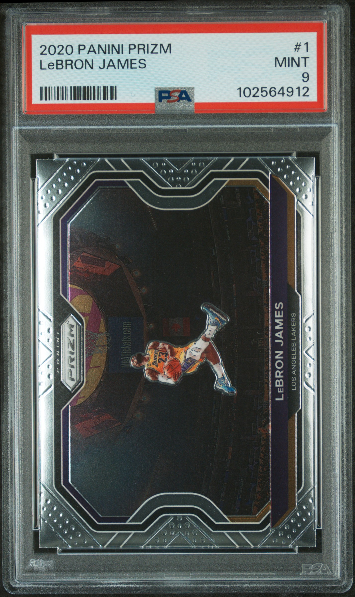 2020 Panini Prizm Lebron James #1 Mint 9 front