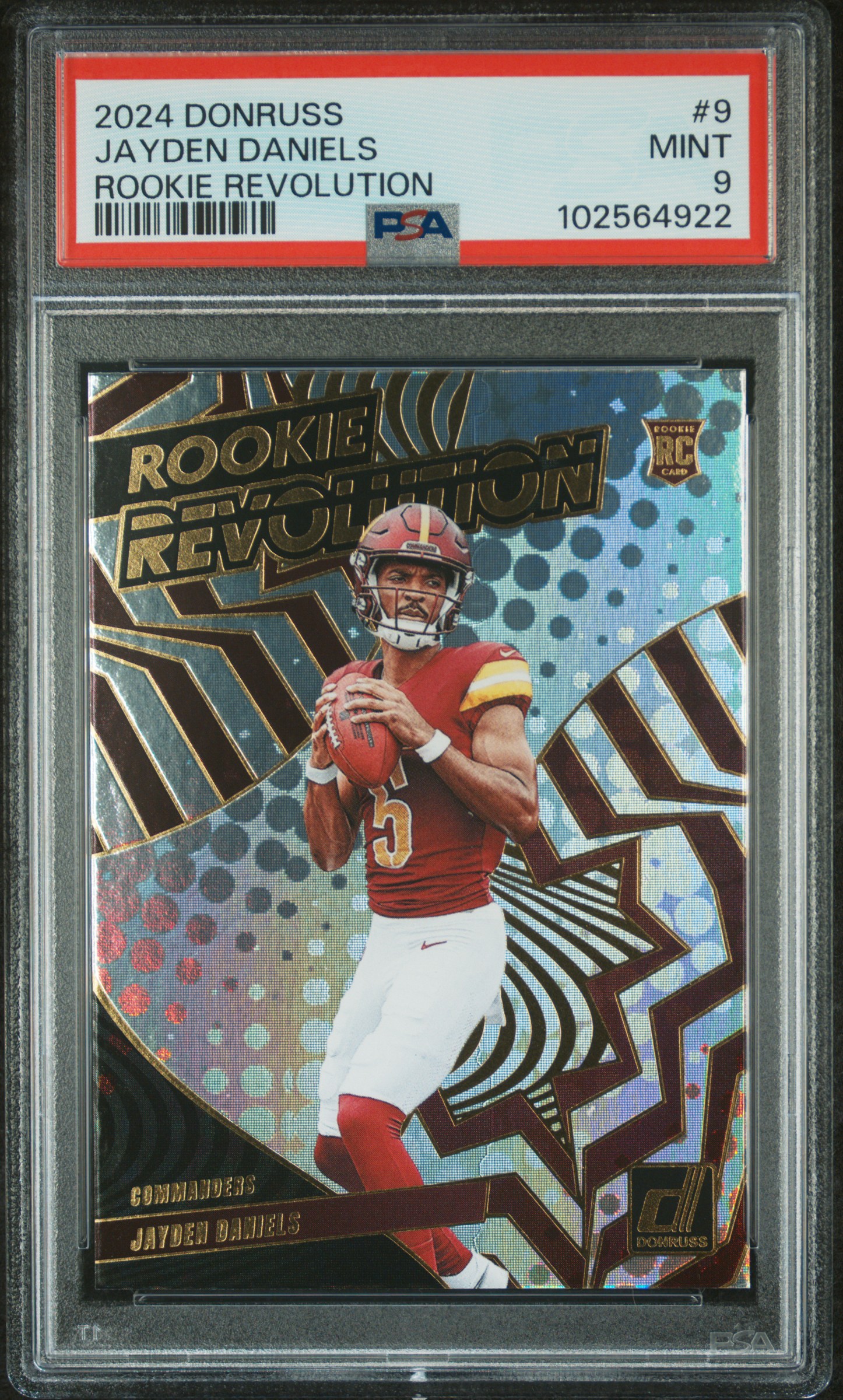 2024 Panini Donruss Rookie Revolution Jayden Daniels #9 Mint 9 front