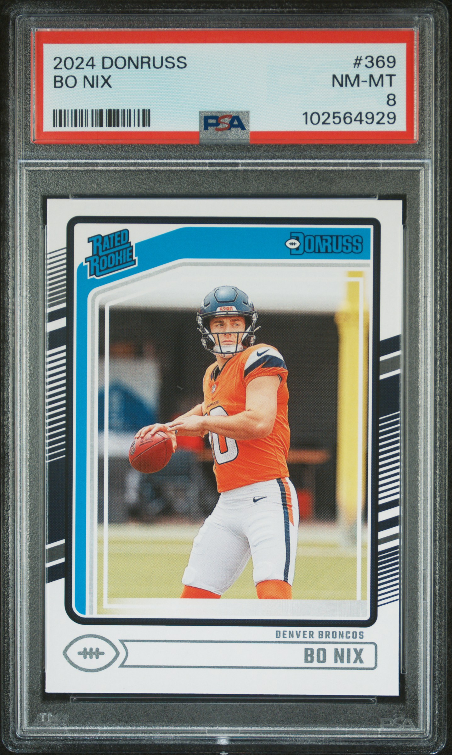 2024 Panini Donruss Bo Nix #369 Nm-Mt 8 front